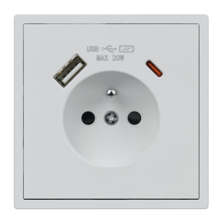 Zásuvka DPM MOXY MOX1036W bílá