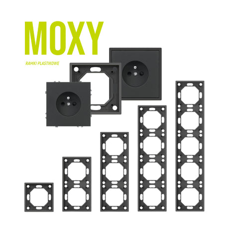 Zásuvka DPM MOXY MOX1036B černá