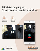 Dveřní kukátko CEL-TEC DK500 WiFi Tuya