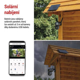 GoSmart venkovní otočná kamera EMOS IP-6000 OWL s 4G/LTE, šedá, Tuya