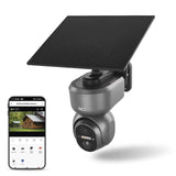 GoSmart venkovní otočná kamera EMOS IP-6000 OWL s 4G/LTE, šedá, Tuya
