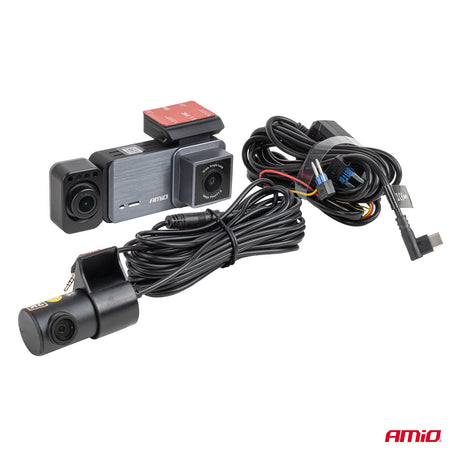 Kamera do auta AMIO AMIO-04802 4K+1K+2K WLAN 512GB WiFi UHD