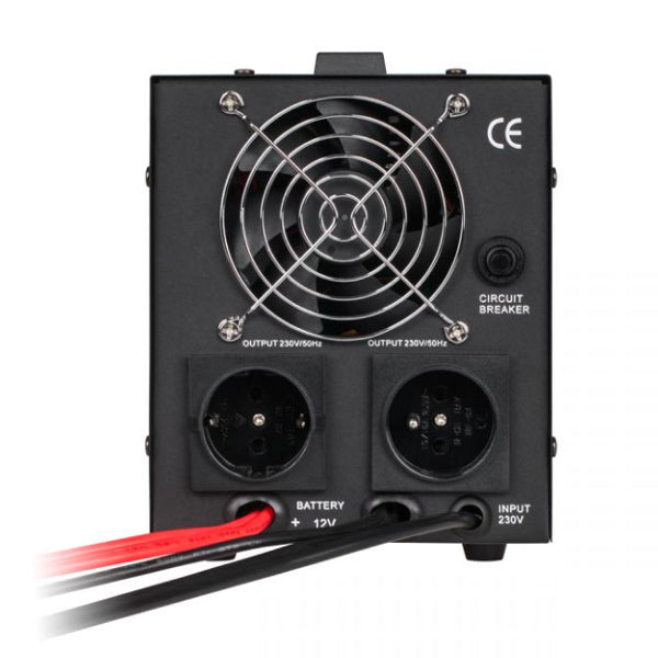 Zdroj záložní KEMOT PROsinus-1000 12V 230V 1000VA 700W Black