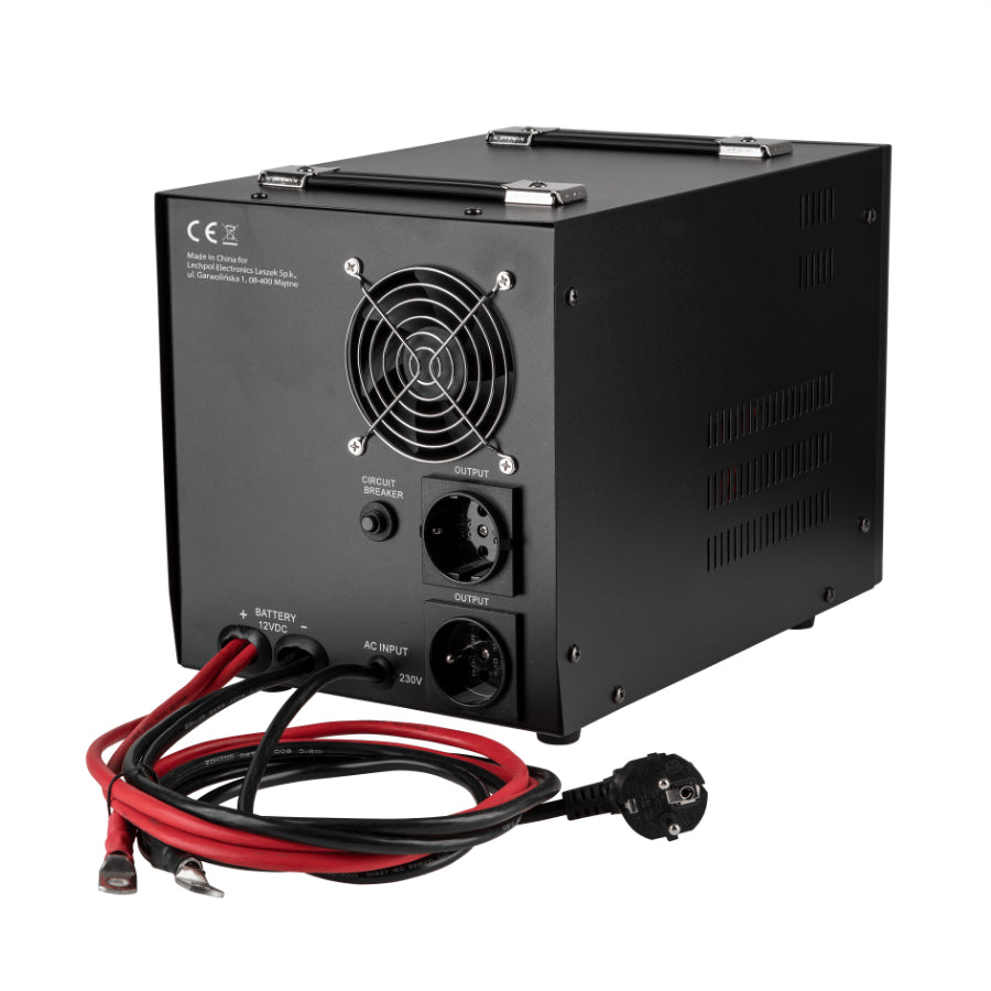 Zdroj záložní KEMOT PROsinus-2000 12V 230V 2000VA 1200W Black