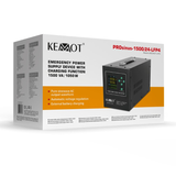 Zdroj záložní KEMOT PROsinus-1500/24-LFP4 24V 230V 1500VA 1050W Black URZ3427-LFP4
