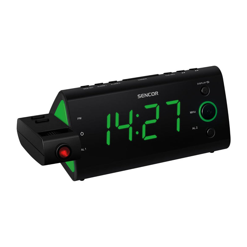Radiobudík SENCOR SRC 330 GN  Green projekční