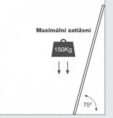 Žebřík/štafle hliníkový G21 GA-TZ16-5m teleskopický