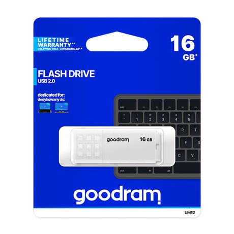 Flash disk GOODRAM USB 2.0 16GB bílý