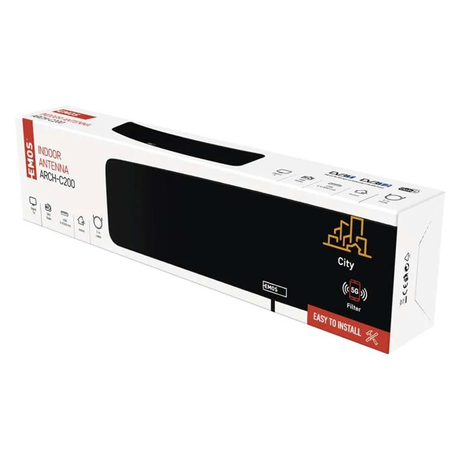 Anténa pokojová EMOS CITY ARCH-C200, DVB-T2, DAB, filtr LTE/4G/5G