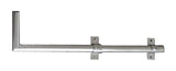Anténní držák 150cm na balkon-na zeď, trubka 42/2mm, výška 16cm  žár.