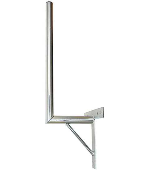 Anténní držák 25cm na zeď se vzpěrou, trubka 42/2mm, výška 66cm
