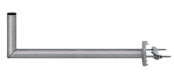 Anténní držák 70cm na stožár s třmenem, trubka 42/2mm, výška 16cm žár.