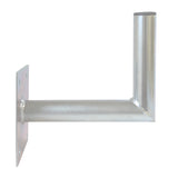 Anténní držák 25cm na zeď se základnou, trubka 42/2mm, výška 16cm