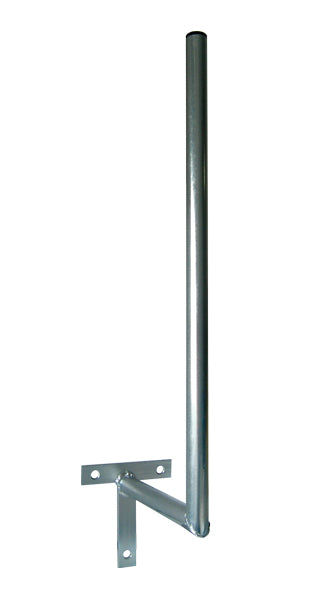 Anténní držák síta 25cm na zeď s křížem, trubka 28/2mm. výška 60cm
